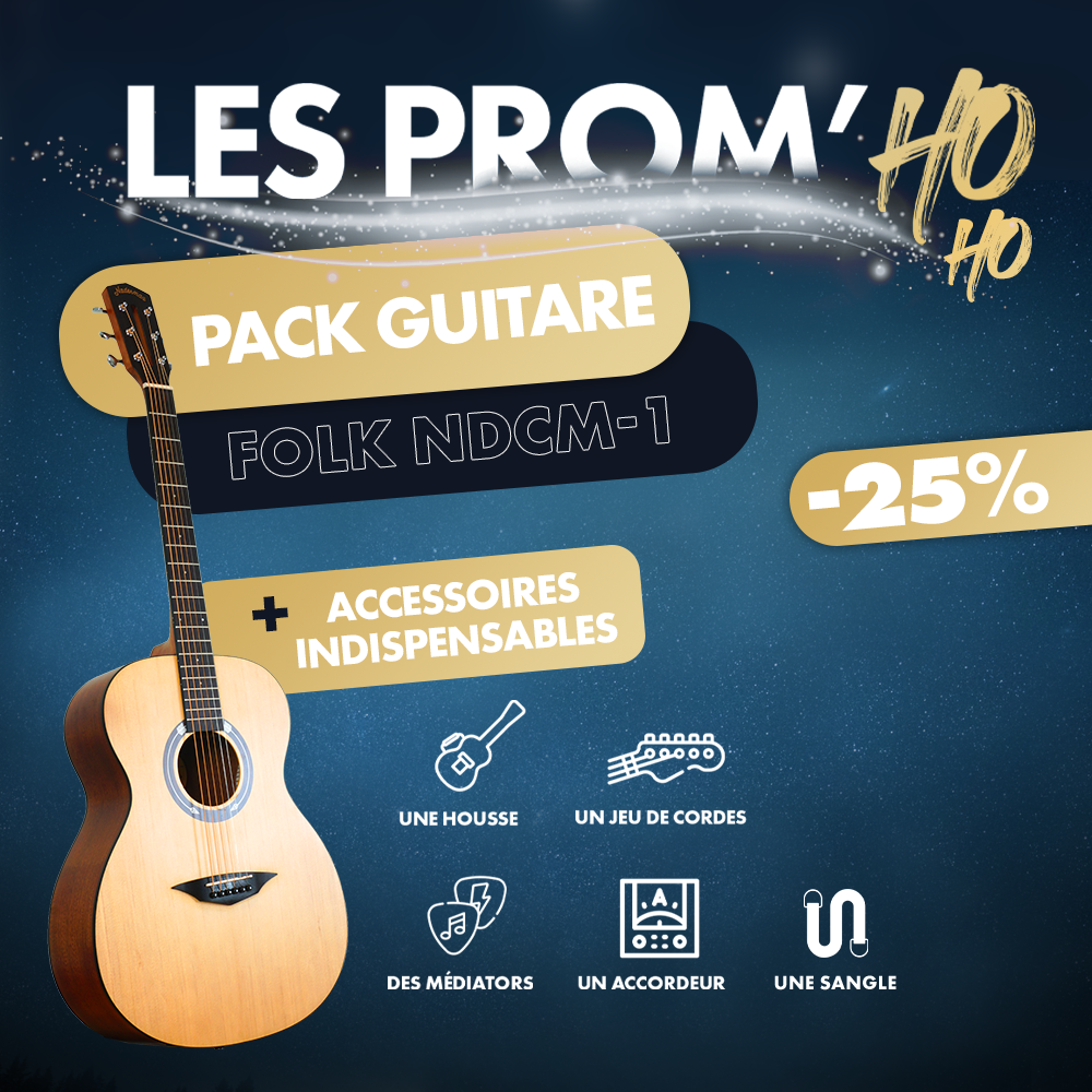 Achat/Vente Guitares - Pack comprenant 1 guitare classique 4/4 de couleur  naturelle 1 accordeur 1 hou - Rockstation