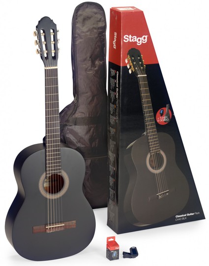 Achat/Vente Guitares - Pack comprenant 1 guitare classique 4/4 de couleur  naturelle 1 accordeur 1 hou - Rockstation