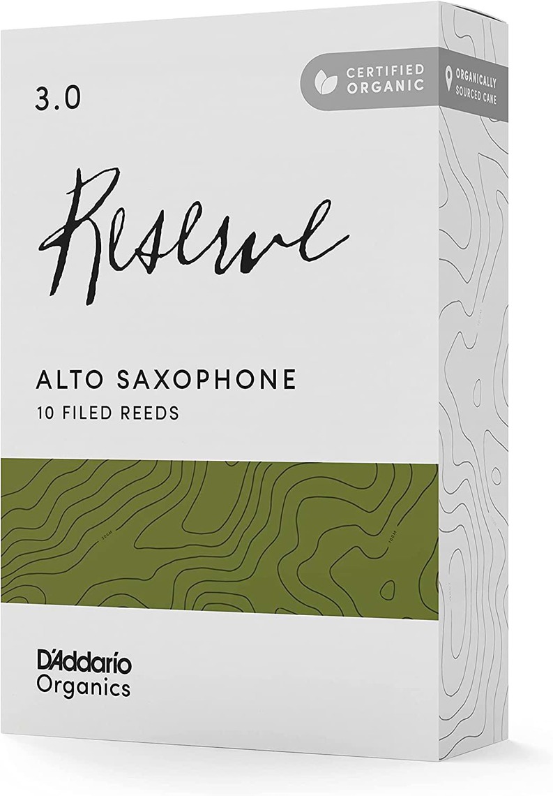 Achat/Vente Plus - Instruments à vent Anches pour saxophone alto D'Addario  Organic Reserve, force 3 (pack de 10) - Rockstation