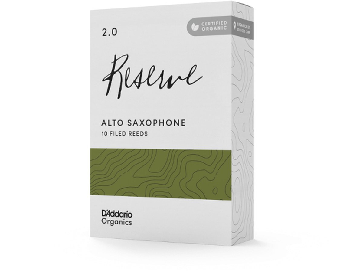 Achat/Vente Plus - Instruments à vent Anches pour saxophone alto D'Addario  Organic Reserve, force 3 (pack de 10) - Rockstation